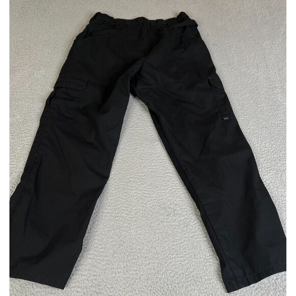 5.11 Tactical Cargo Pants  34x30 Black Ripstop Double Knee Utility 74273 019 -#2 - Picture 13 of 13